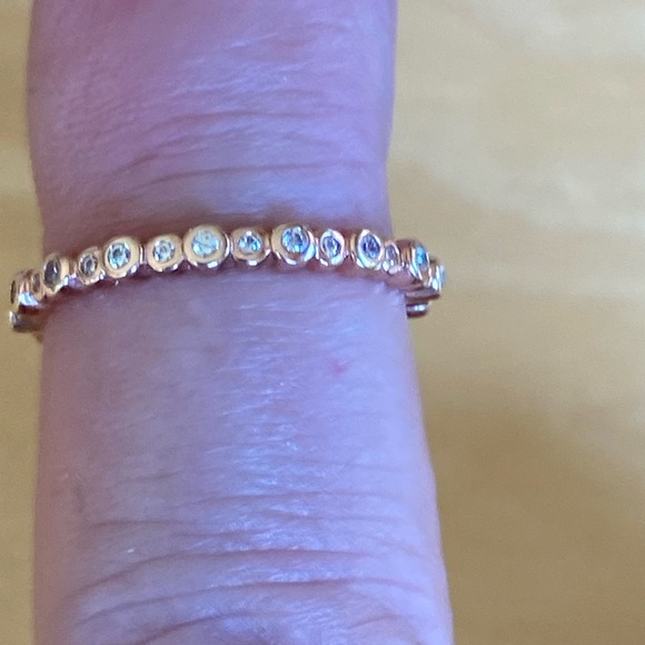 NWT Chamilia Blush Infinity ring - Picture 1 of 4